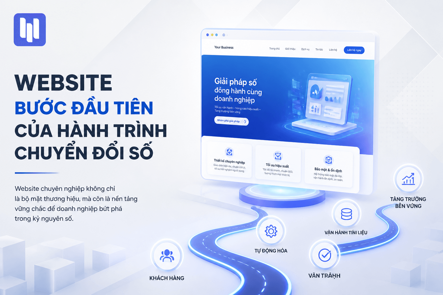 Website là bước đầu tiên trong việc số hoá